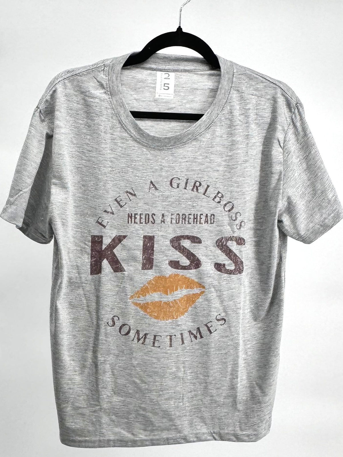 Even a girlboss needs a kiss on the forehead...