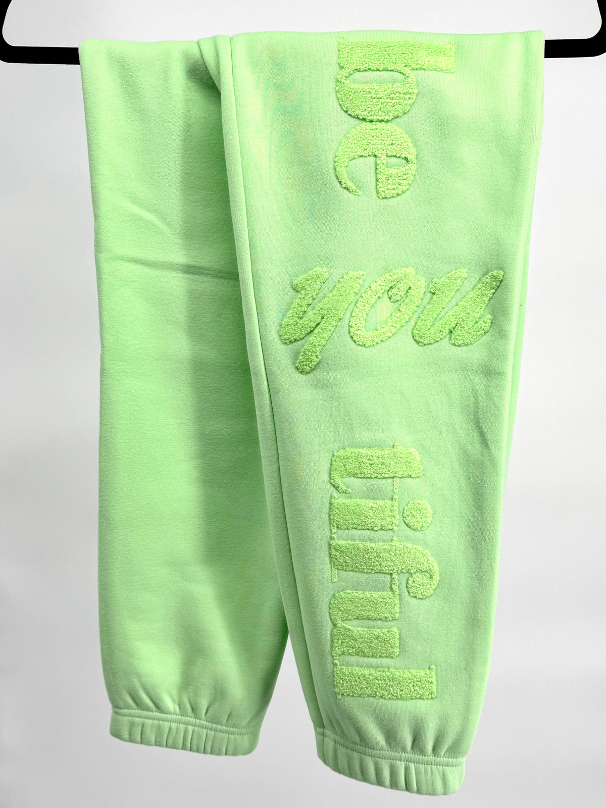 BE YOU TIFUL mint green sweatpants