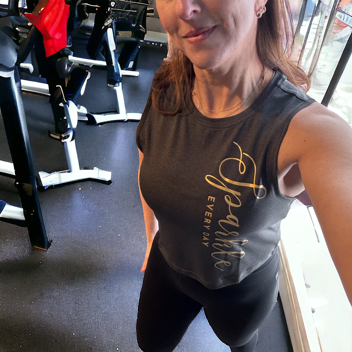 Sparkle Every Day workout tank