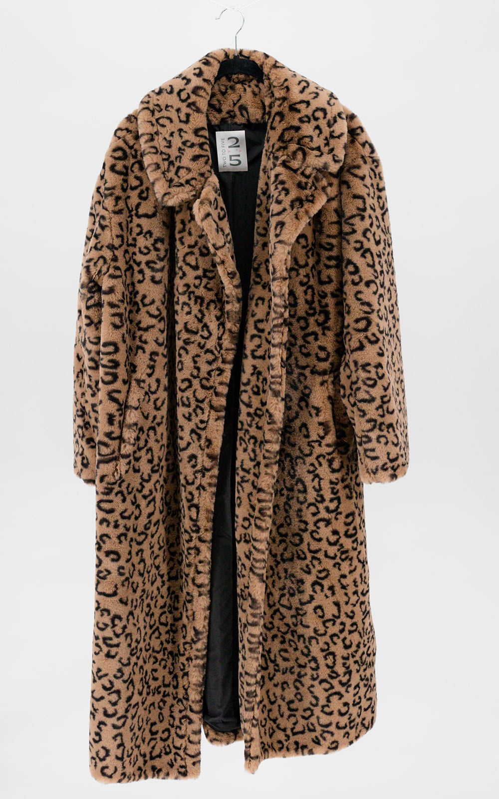 Long Leopard faux fur