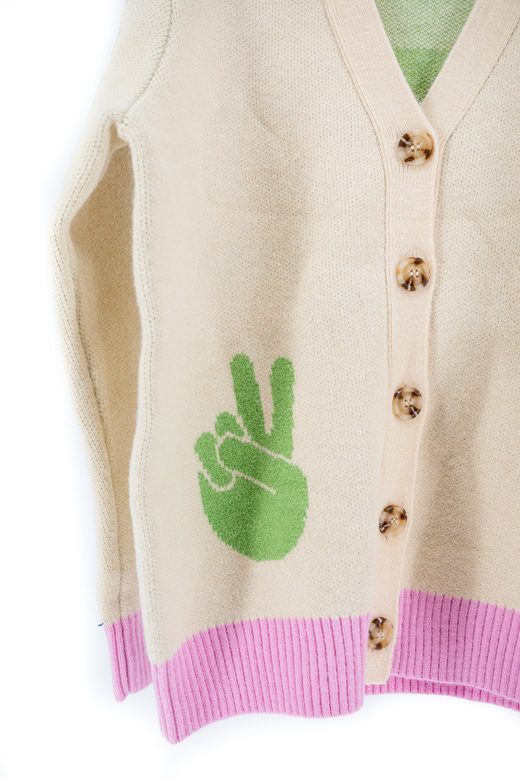 Peace Sign Cardigan – 2to5